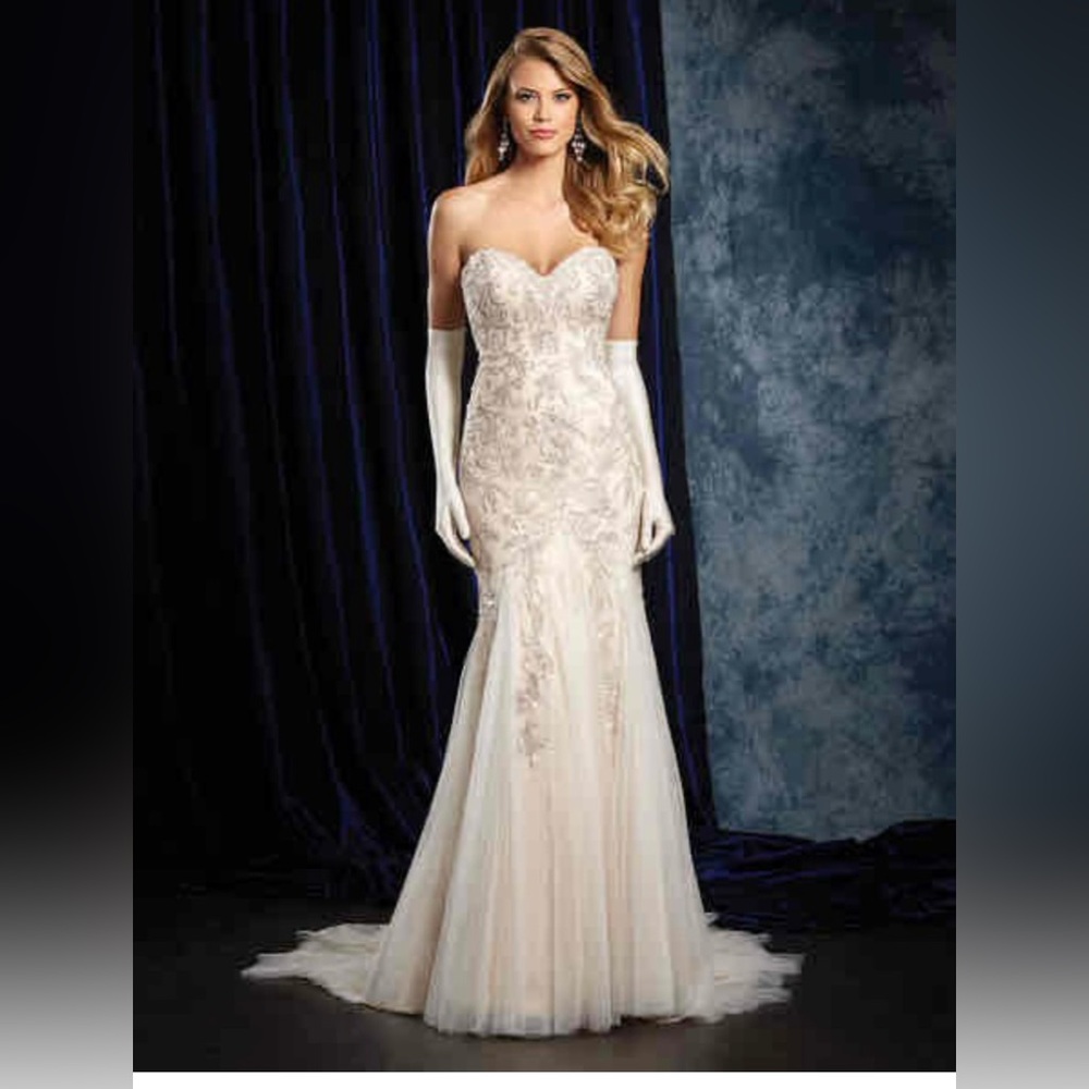 Alfred Angelo Lace corset wedding dress